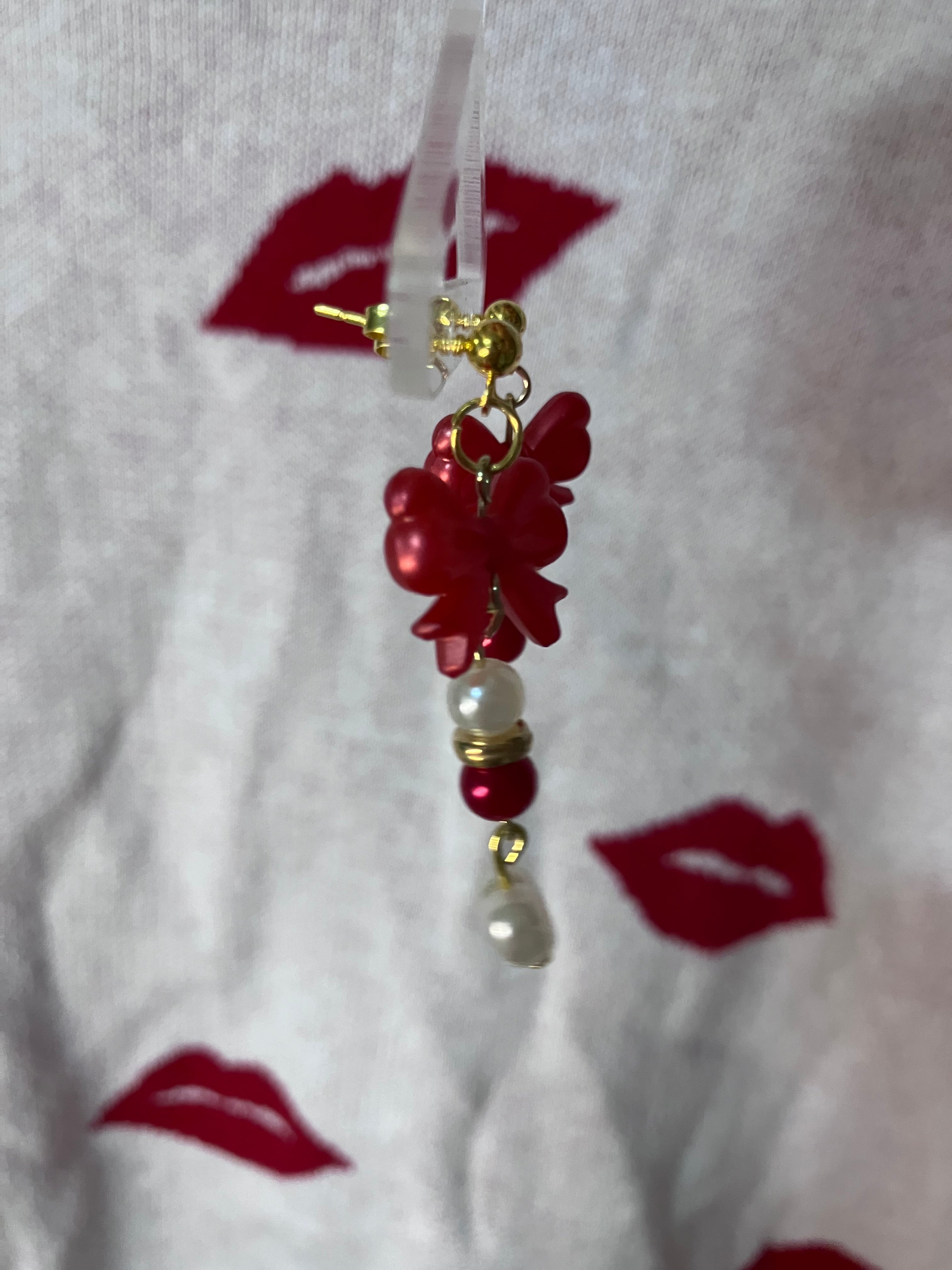 Valentine’s Day bow earrings (limited edition)
