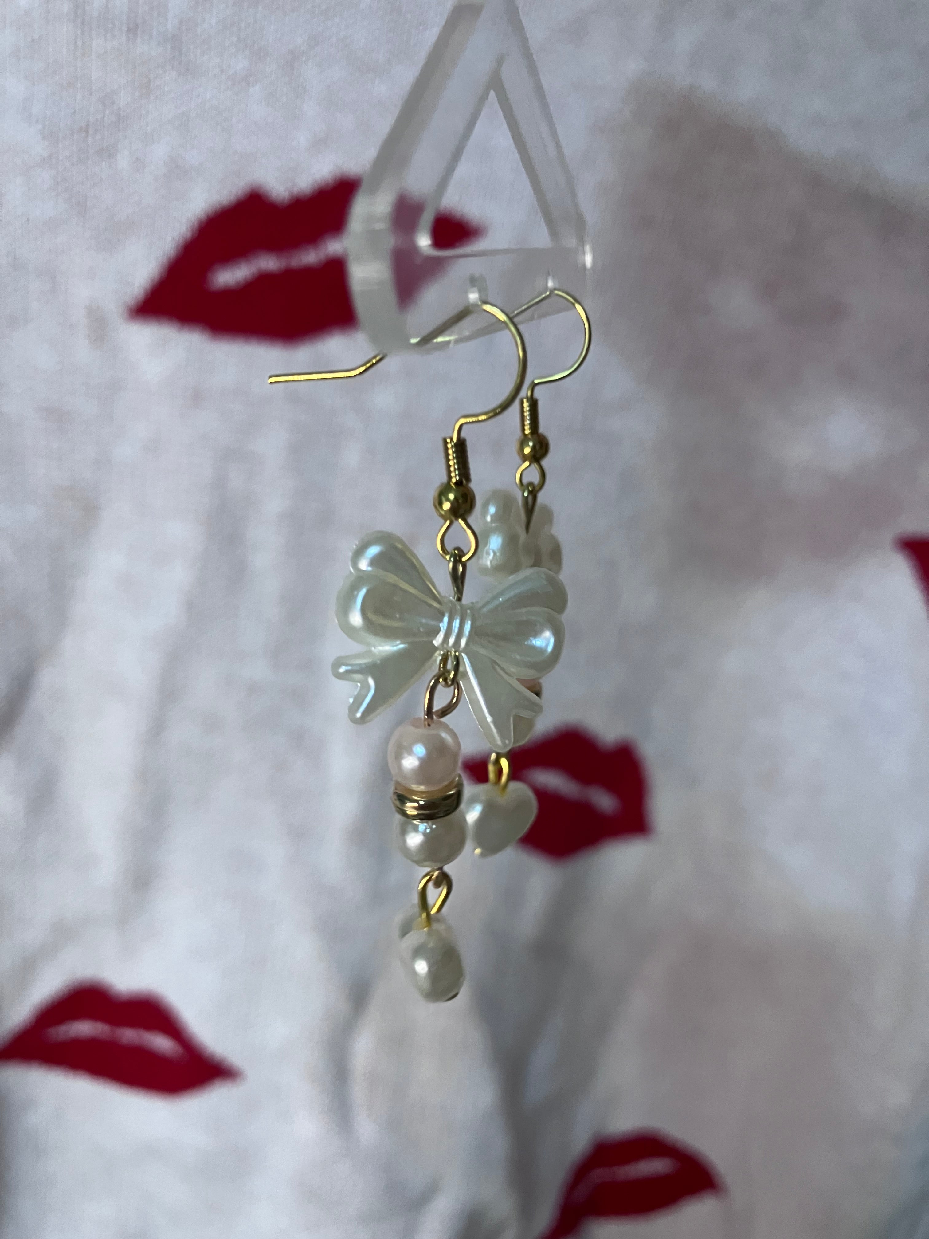 Valentine’s Day bow earrings (limited edition)