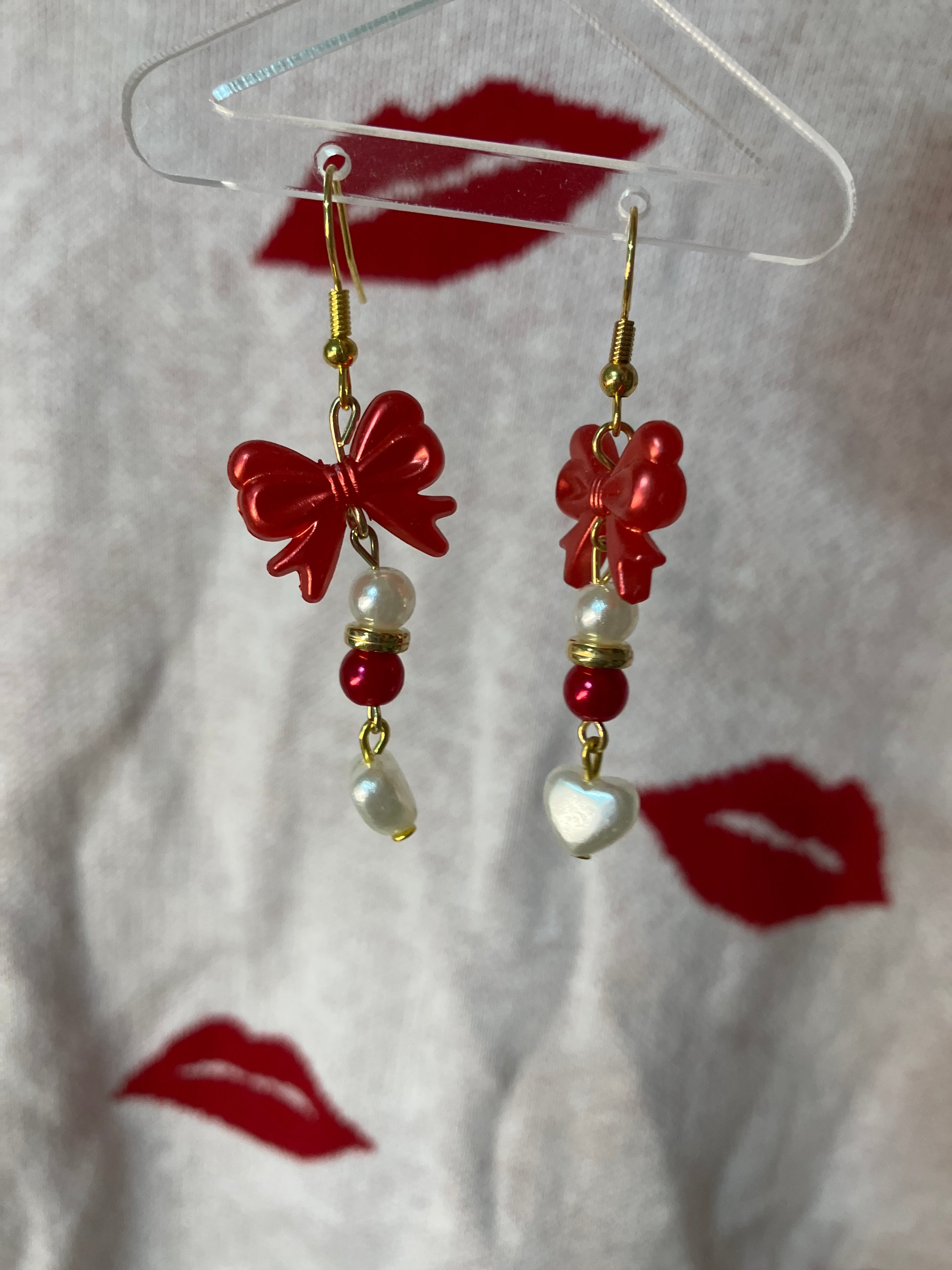 Valentine’s Day bow earrings (limited edition)