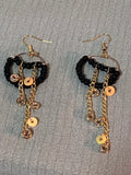 Pot of gold dangling earrings