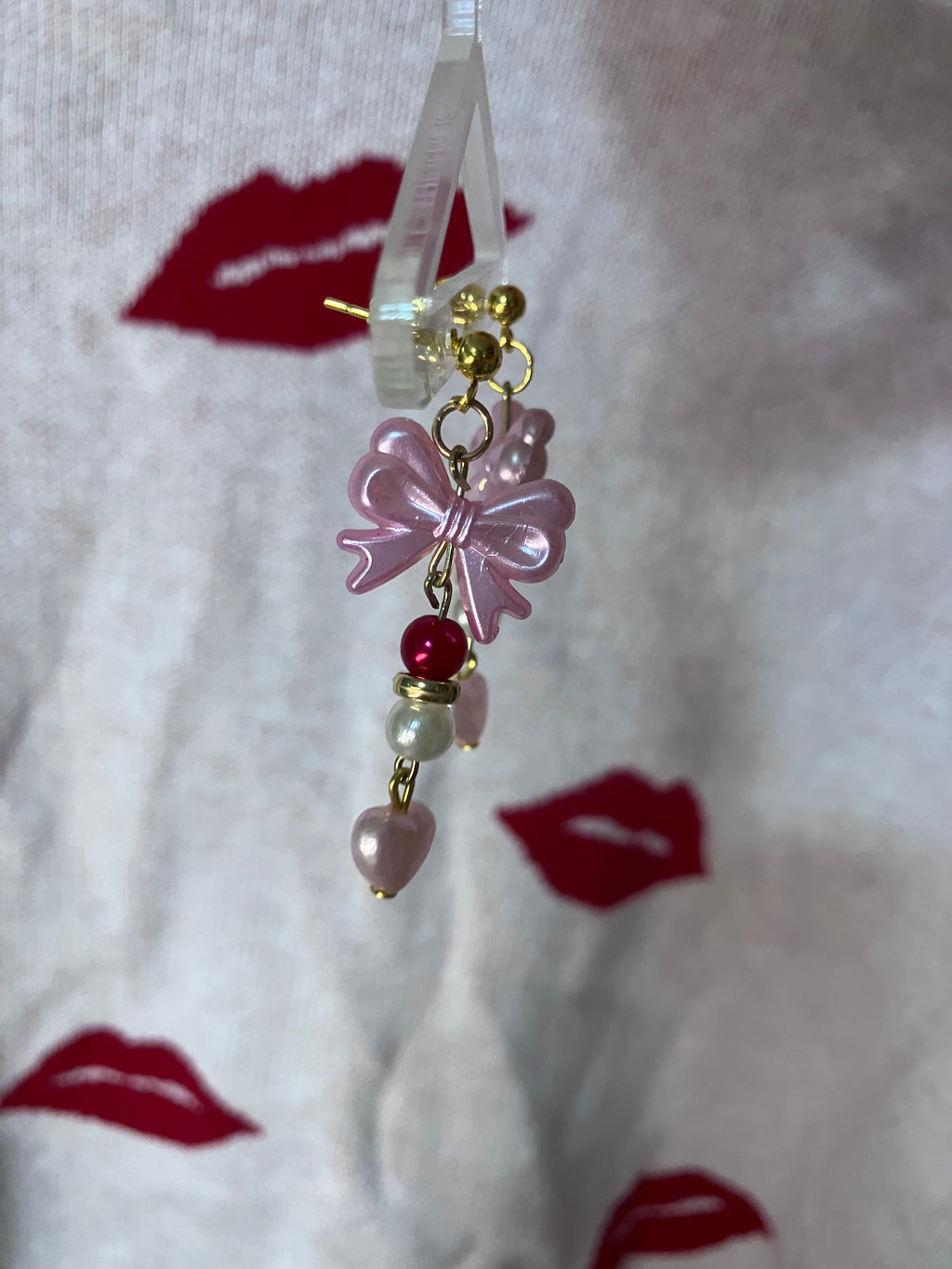 Valentine’s Day bow earrings (limited edition)