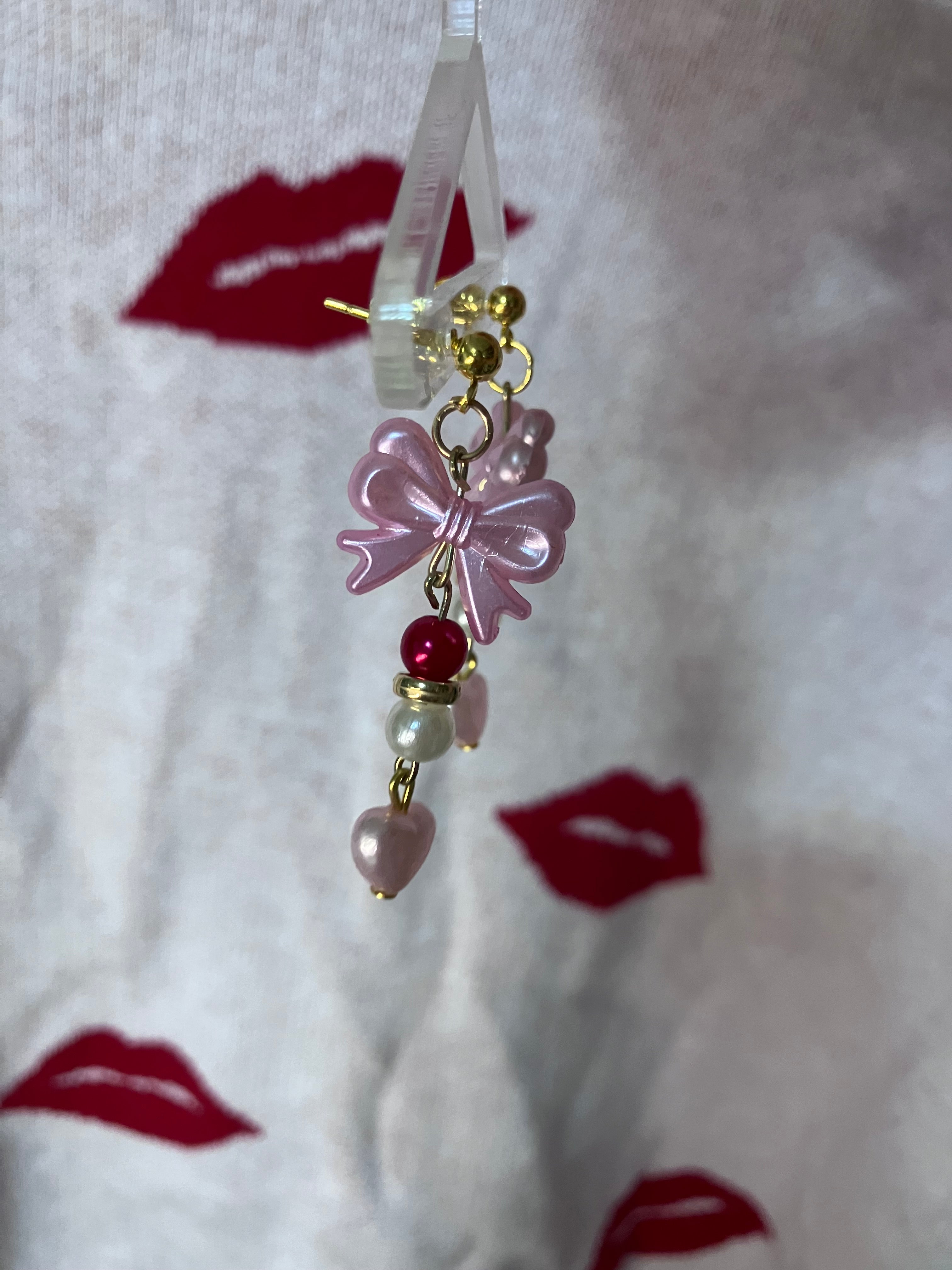 Valentine’s Day bow earrings (limited edition)